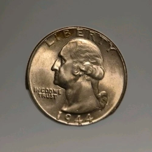 1944 P Washington Silver Quarter Gem Brilliant UNCIRCULATED