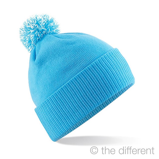 Cap Hat Unisex Winter " Baby Blue " Pom Snow Snowboard Cap eBay