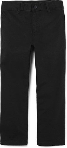 Boys Black Stretch Chino Pants sz 4