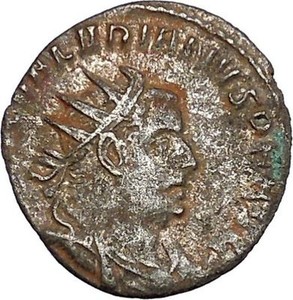 VALERIAN-I-holding-hand-of-kneeling-Orbis-Silver-Ancient-Roman-Coin-i46462