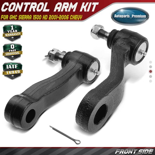New 2pcs Front Idler Arm & Pitman Arm for GMC Sierra 1500 HD 20012006