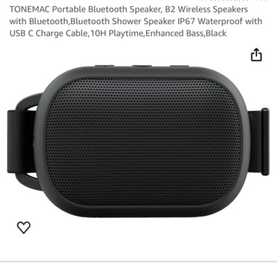 Tonemac Tragbarer Bluetooth Lautsprecher 