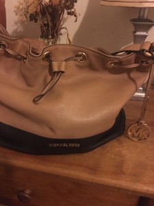 michael kors beige tote bolsa