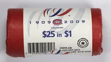 2009 Canada Montreal Canadiens Loonie Roll NHL RCM