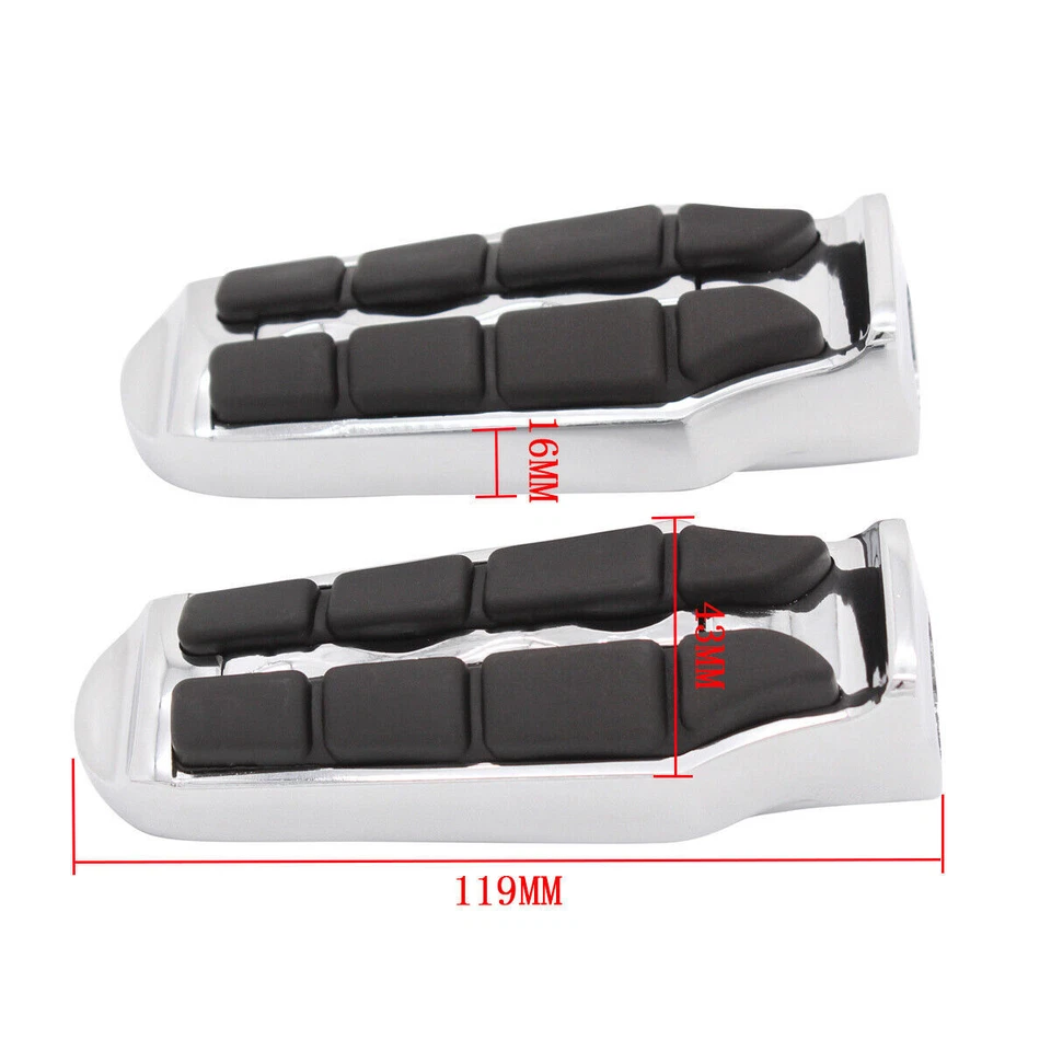 Reposapiés traseros reposapiés de pasajeros para Kawasaki Vulcan VN 800 900 1500 1600 1700 Foto 2 de 4