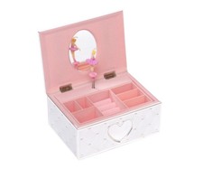 Portagioie Carillon Ballerina Cassetta Porta Gioielli per Bambina Con Nome