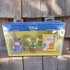 Disney Winnie the Pooh Photo Clip Waterball Photo Frame Eeyore 3 Pcs New In Box