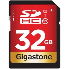 GIGASTONE GS-SDHC80U1-32GB-R Prime Series SDHC Card 32GB 