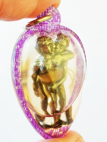 Amulet Magic Inn Koo Gay LGBT Men Homo Thai Charm Talisman Couple Kruba ThamMuni - Picture 5 of 7