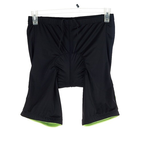 Pantalon Cyclisme Homme Canari Noir Taille L - Rembourré, Chevilles Zippées, Stretch