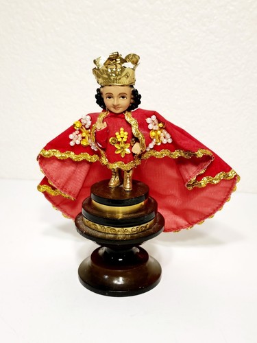 Vintage Child of Prague / Santo Nino Statue Figurine, Figure - 7" Height - 第 2/18 張圖片