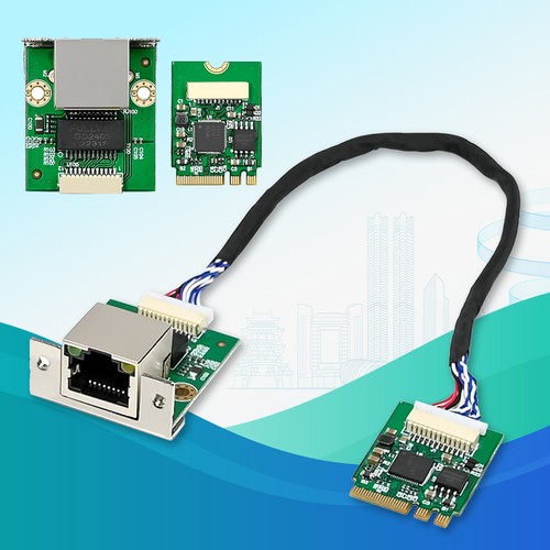 M.2 A+E 2.5GbE Intel I225-V Ethernet NIC Card Multi-Gig 2.5G/1G/100M NGFF 2230 - Photo 13/14