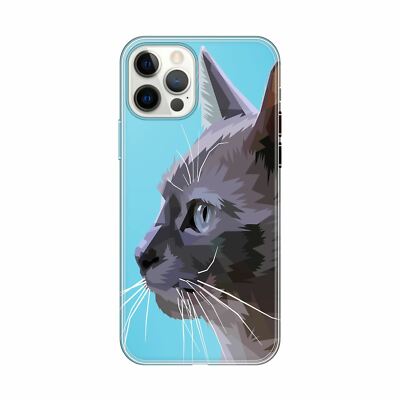 Personalisierte Handy Hülle Weich Individuell Cover Tier Inspiriert Design - ANI6