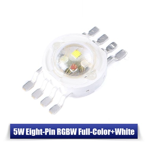 1W 3W 5W Hochleistungs-Vollfarb-LED SMD RGBW RGB-Chip-Lichtperlen COB 4/6/8 Pin - Picture 10 of 13