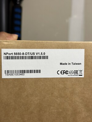 MOXA NPort 5650-8-DT RS-232/422/485 8-port server