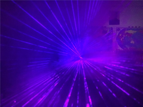 Blue-violet Laser Gloves DJ Dancer Stage Lighting Show Bar Party LED Light Glove - Picture 5 of 5