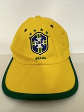Nike Brazil Soccer CBF Football Hat Cap Yellow Strapback National Team 2013 New