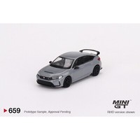 Mini Gt - 2023 Honda Civic Type R, Sonic Gray Pearl - MGT00659 (Lhd) - 1:64