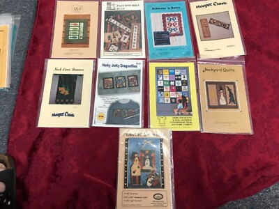 Specialty Quilt Pattern-Various Creators-See Photos & Listing, YOU Choose One