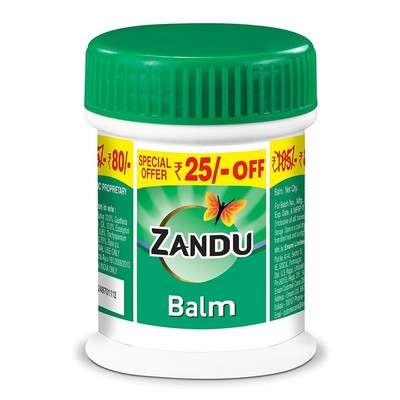 Zandu Balm Ayurvedic Balm For Effective Relief From Headache And Body Pain FS
