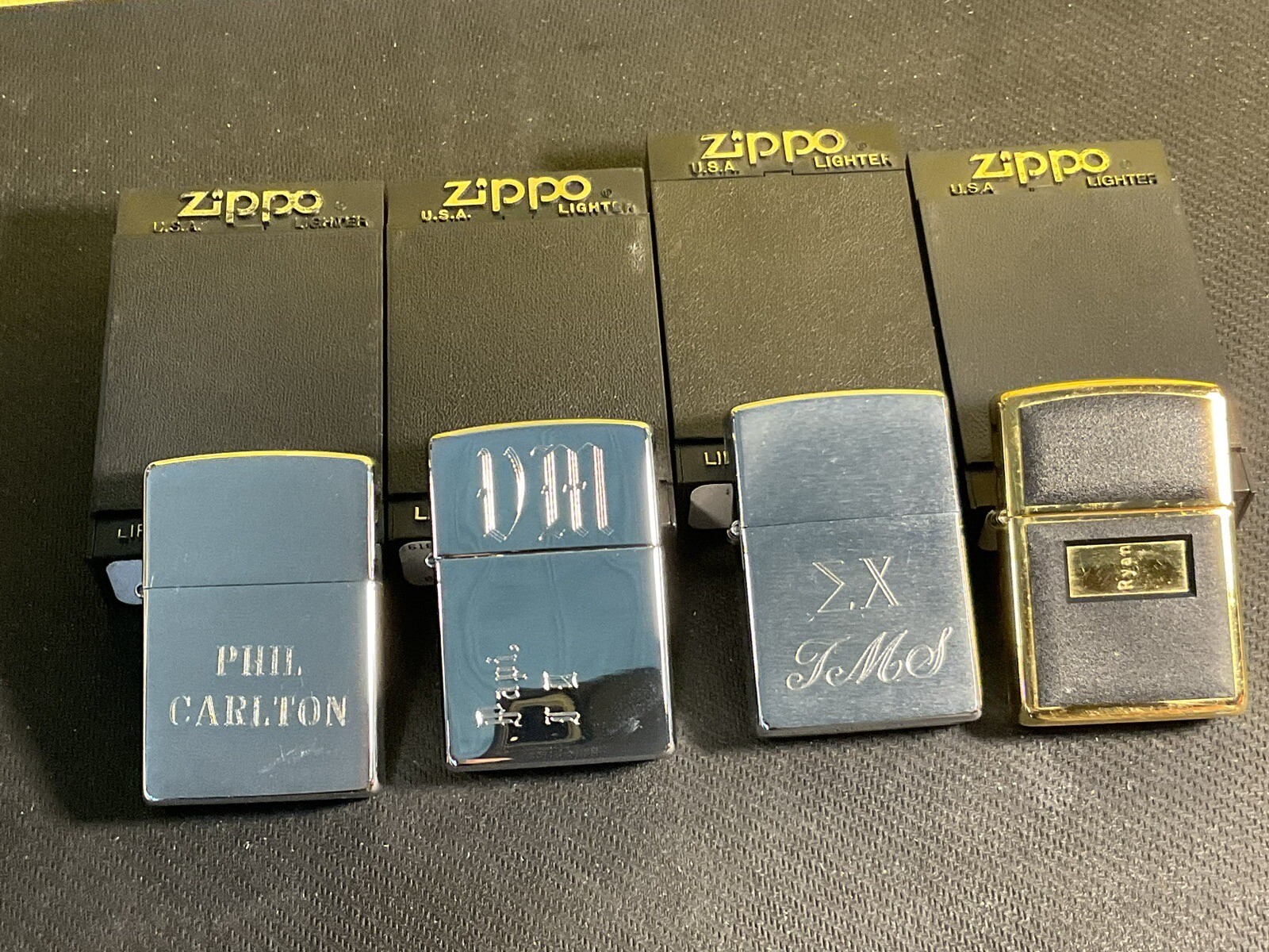 LOT OF 4 ZIPPO Lighters eBay