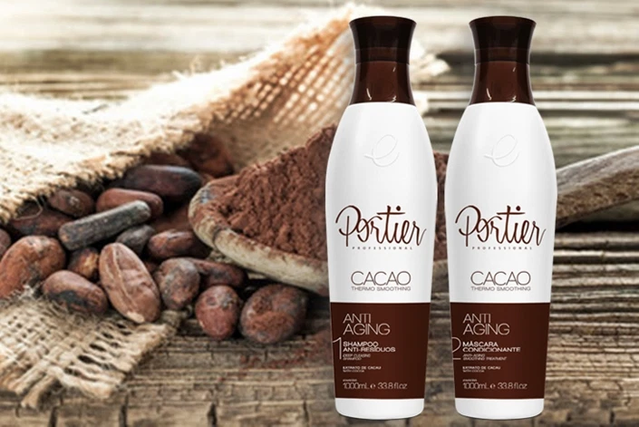 Hair Keratin Portier Cacao Straightening System set 2x1000ml 33,81 OZ - Image 3 of 4