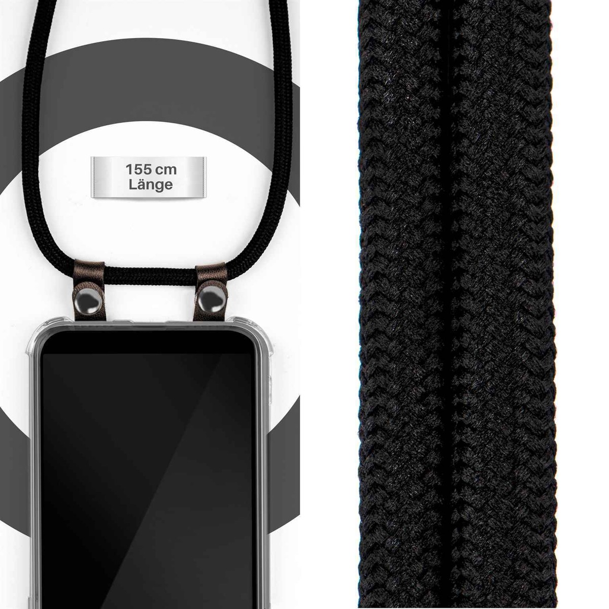 Belzsxy Case For Xiaomi Redmi Note 14 5G With Rope, Transparent Silicone Case Hang Necklace Neck Strap Chain Lanyard For Xiaomi Redmi Note 14 5G - View #12