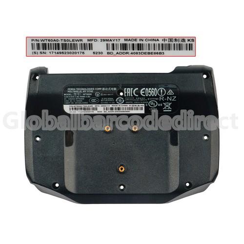 Nueva cubierta posterior de repuesto para computadora Zebra WT6000 WT60A0 - Imagen 2 de 4