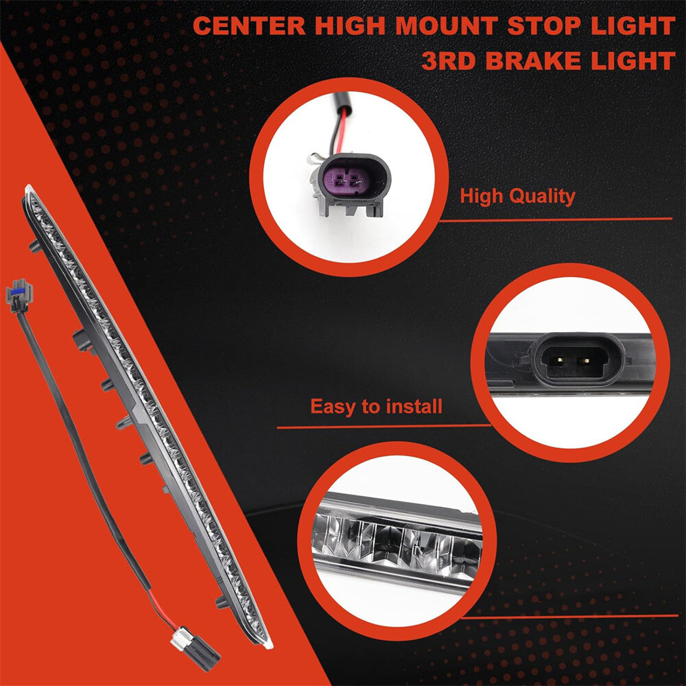 NIVQH Dritte Bremsleuchte Für Ford Edge 2015-2020 - Hochmontiertes LED Bremslicht