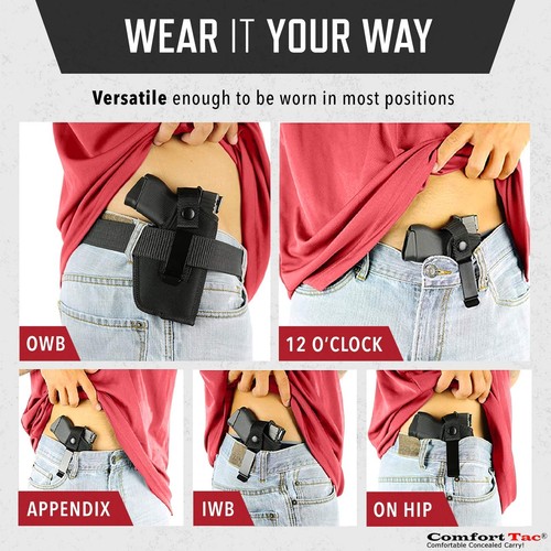 Gun Holster for Men & Women - Right-Handed, Extra Small (Size 1) Concealed Ca... - Picture 5 of 9