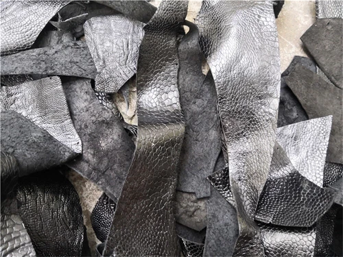 100 % AUTHENTIQUE PATTES D'AUTRUCHE PEAU CUIR FERRAILLE PEAU VÉRITABLE PEAU CUIR EXOTIQUE NOIR - Photo 6 sur 11