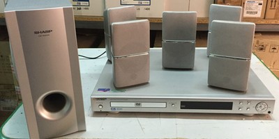 sharp 5.1 home theatre system