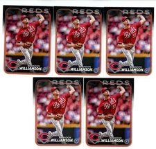 2024 Topps  BRANDON WILLIAMSON Base Card Lot x 8  Cincinnati Reds # 522