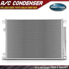 A/C Condenser w/Receiver Drier & Bracket for Toyota Camry 2018-2024 RAV4 Avalon