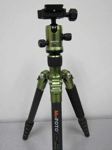 MeFOTO RoadTrip C1350Q1G Travel Tripod Kits - Green - Max Load 17.6 lb - Picture 3 of 12