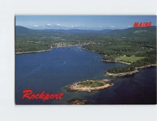 Postcard Rockport Harbor Rockport Maine USA