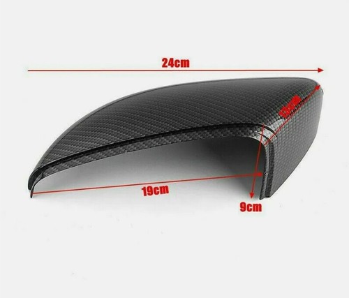 Carbon Fiber Side Wing Mirror Cover Caps For Golf/GTI MK6 2009-2013 Left&Right - Picture 3 of 7