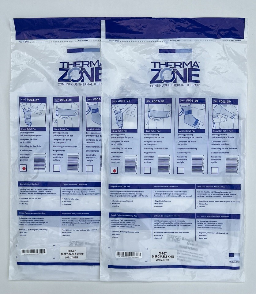 ThermaZone Continuous Hot And Cold Cryo Therapy System And Knee Wraps