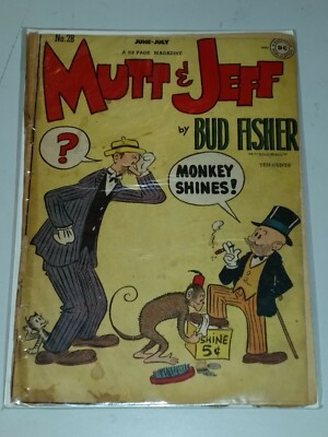 MUTT AND JEFF #28 G (2.0) HARVEY DC COMICS JUNE 1947  **