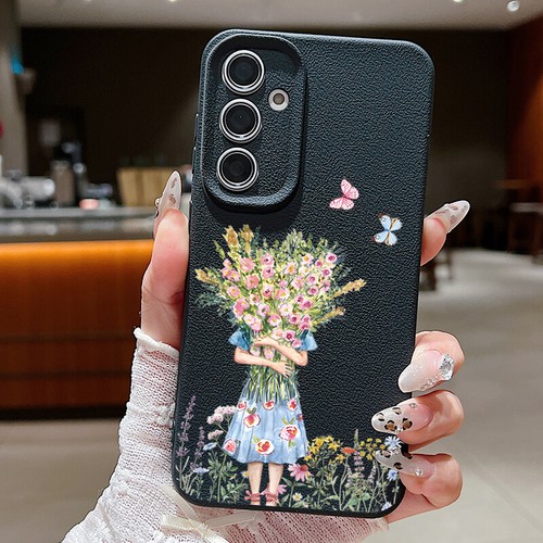 Case For Samsung Galaxy S25 S24 Ultra S23 FE S22 S21 Shockproof Flower TPU Cover - Picture 13 of 19