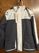 Boy's Waterproof Ski Jackets,Kids Warm Winter Snow Coat,Fleece Lined Hood