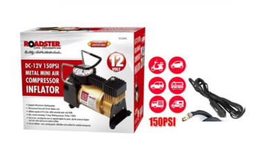 FÜR AUTO/VAN METALL MINI LUFTKOMPRESSOR INFLATOR 12V 150 PSI