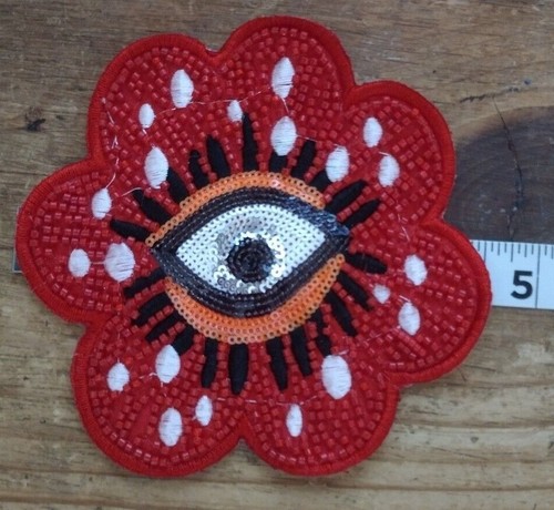 Iron on or Sew On Patches Cats, Goose, Barbie, Fire I'm Fine, Evil Eye - Picture 39 of 69