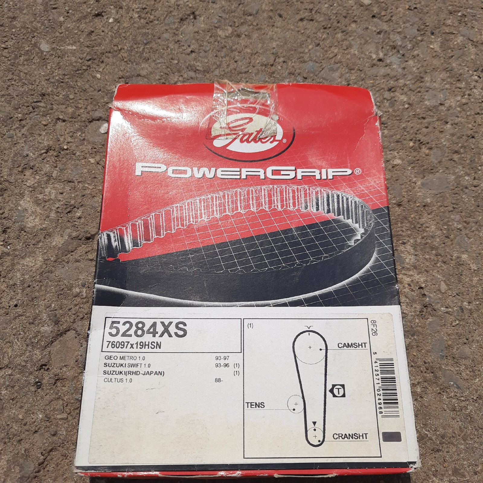 Gates 5284XS Timing Belt FOR SUZUKI SWIFT 2 HATCHBACK SALOON 1989-2005 NEW OS