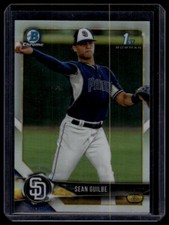 2018 Bowman Draft #BDC-144 Sean Guilbe Chrome Refractors