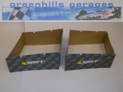 Greenhills Scalextric Cardboard Bridge Supports RMS Paar - gebraucht - MACC25