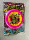 TEENAGE MUTANT NINJA TURTLES Flying DIsc Frisbee (1990) -- Pink Team -- Vintage