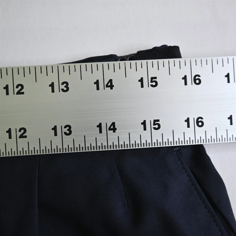 Ermenegildo Zegna 32x30 Navy 100% Wool Regular Sartorial Uniform 75U112 Pants - Image 2 of 4