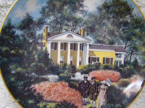 Gorham Southern Landmark Series Fine China Collector Plate "Oak Hill" Ltd Editn - Picture 3 of 7