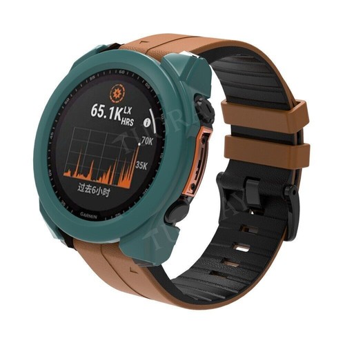 PC Case+Glass For Garmin Fenix 8 47mm 43mm 51mm Tempered Bumper Protective Cover - Picture 10 of 25
